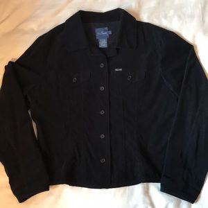 Façonnable French navy pinwale corduroy jacket made in HongKong EUC